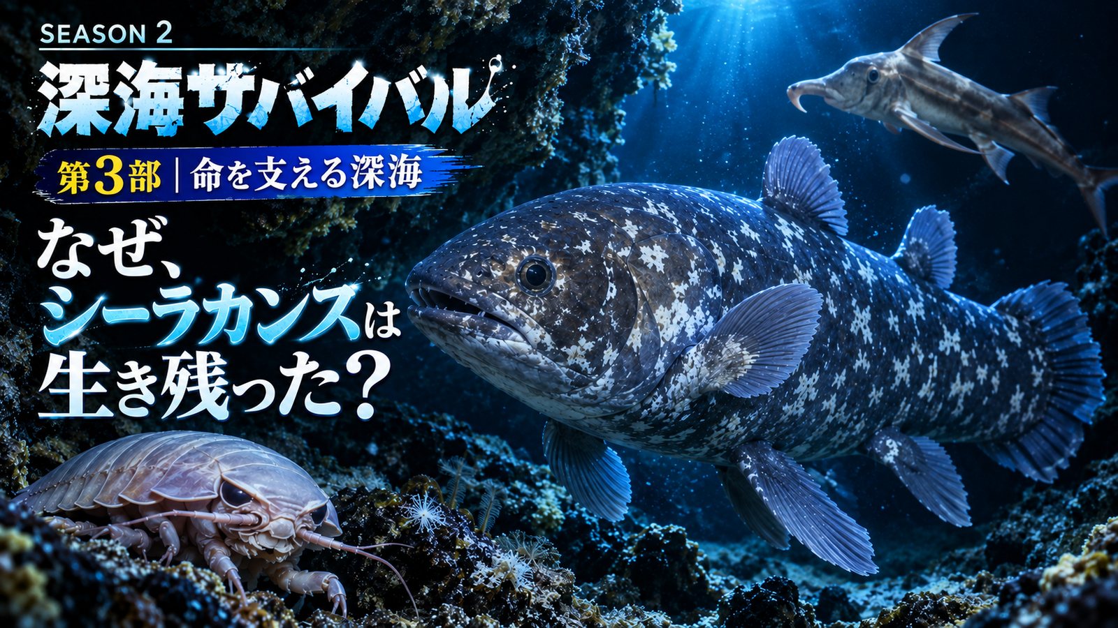 シーズン2 深海サバイバル 第3部 命を支える深海。なぜ、シーラカンスは生き残った？